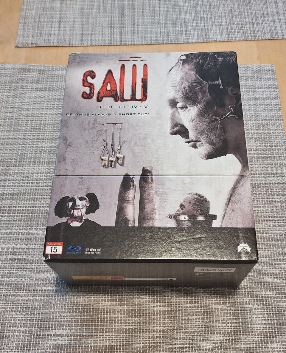 Saw 1-5 blu ray