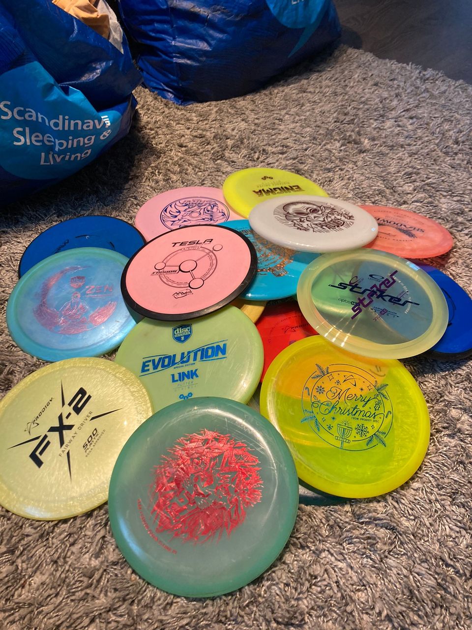 Frisbeegolf kiekkoja