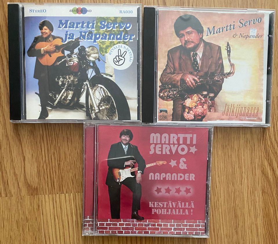 Martti Servo ja Napander cd levyt