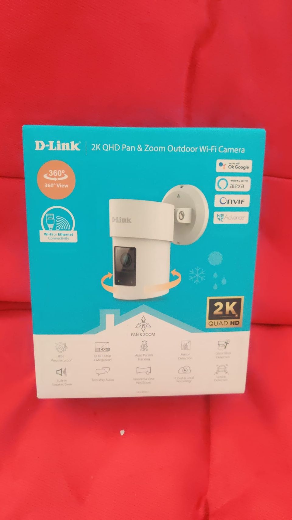 D-Link DCS-8635LH 2K QHD WiFi Pan&Zoom turvakamera ulkokäyttöön