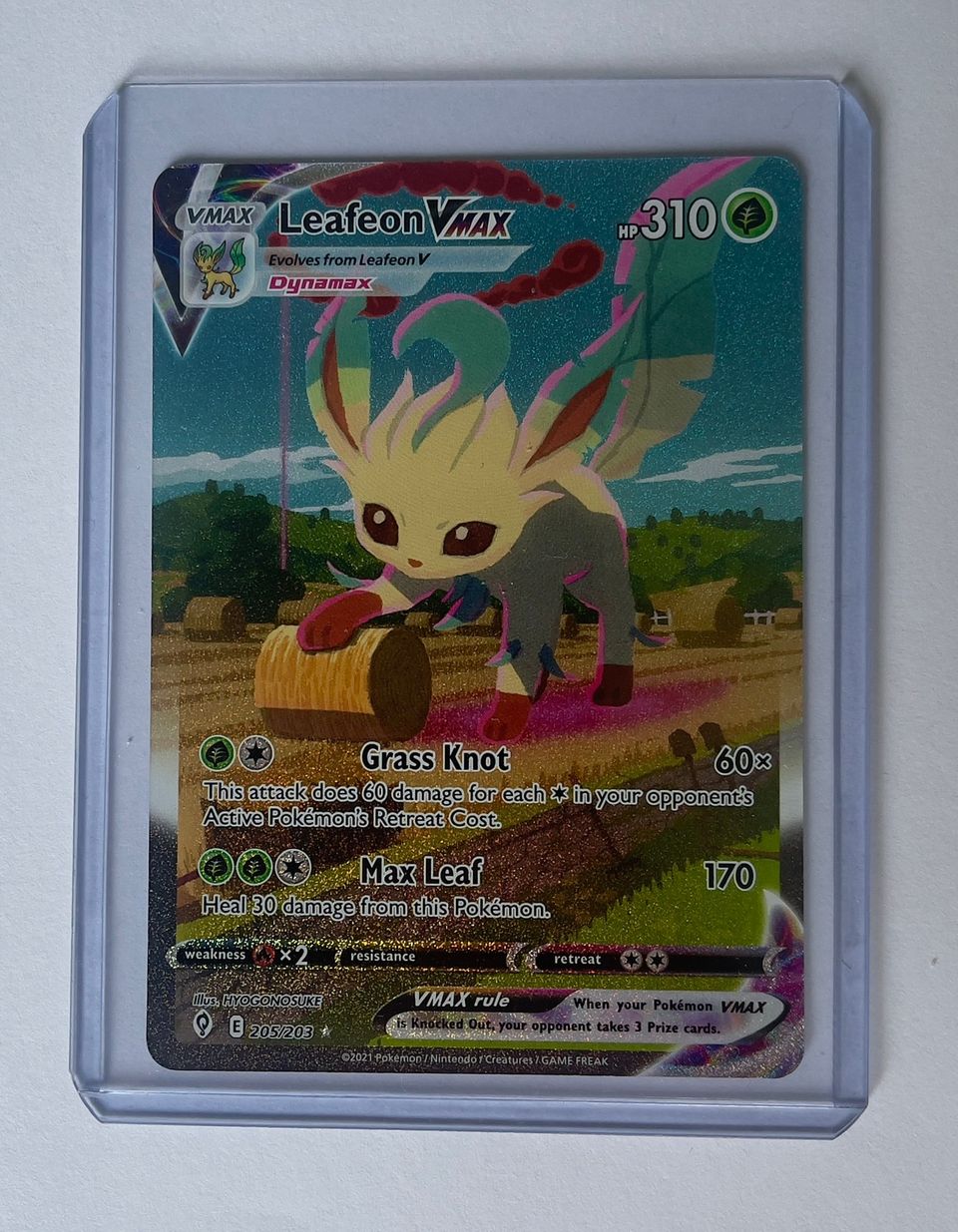 Pokemon Leafeon Vmax Secret Rare