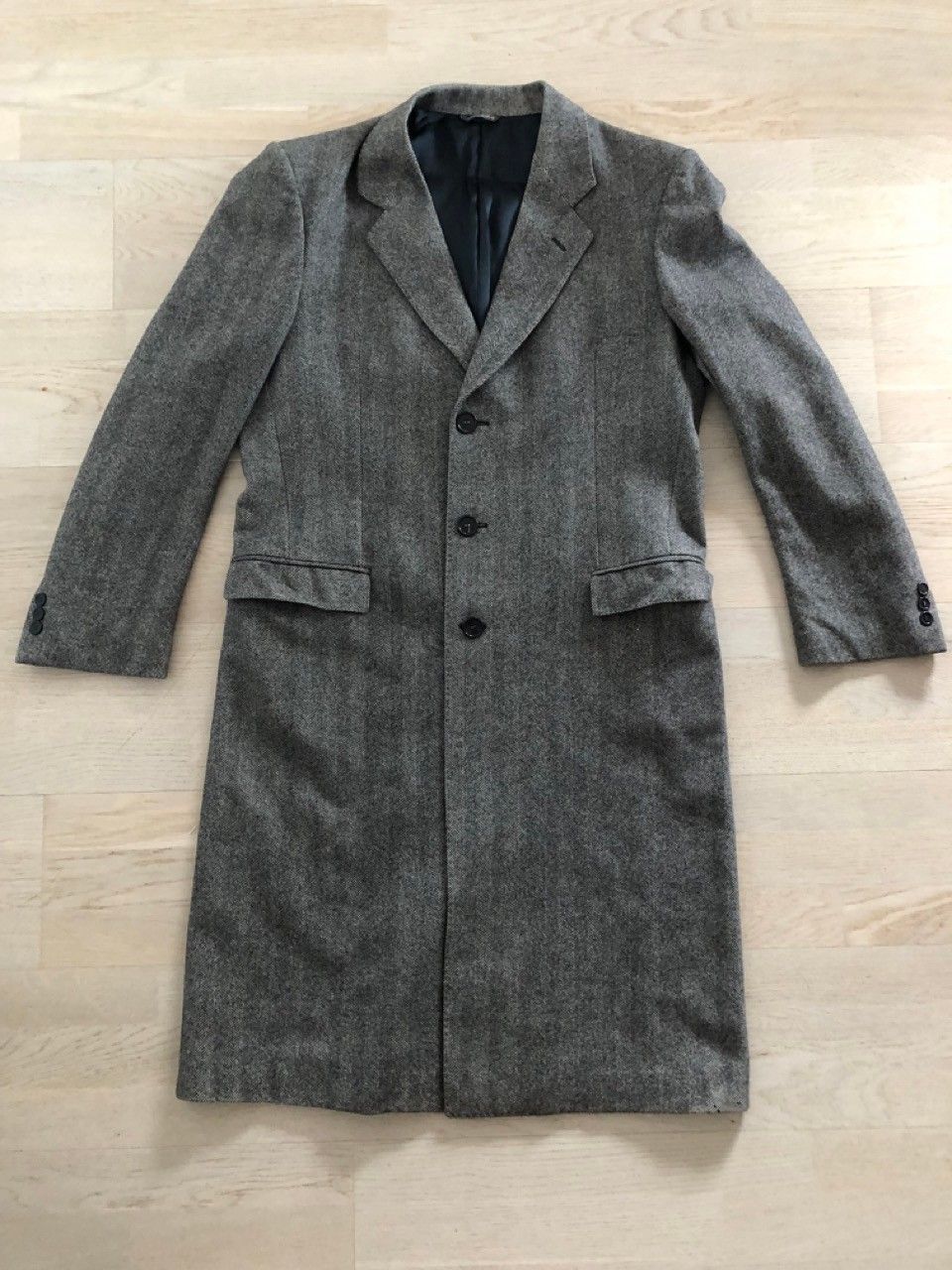 Italian 100% Pure Wool Knee Length Jacket