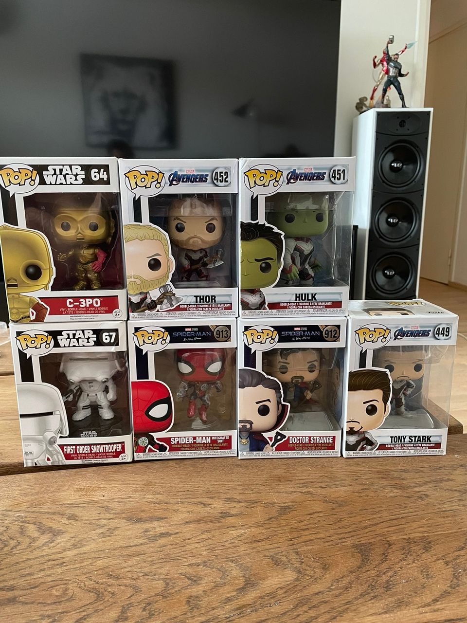 Marvel ja Star Wars funko pop