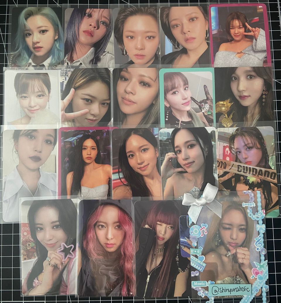 twice & itzy photocards