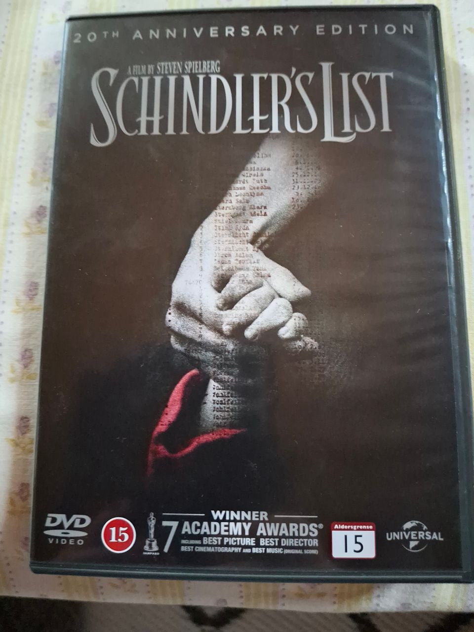 SchindlersList dvd tupla