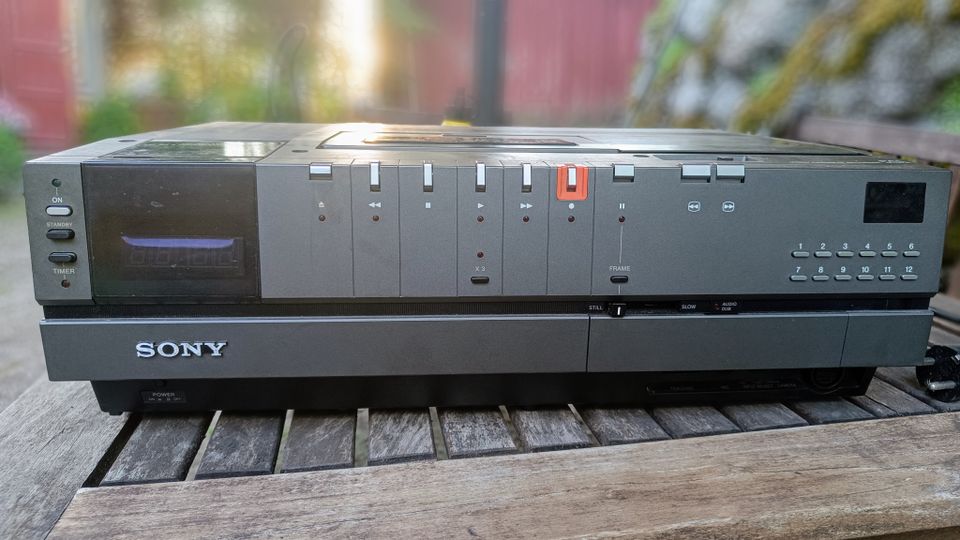 Sony betamax Video Recorder PAL sl-c7 e