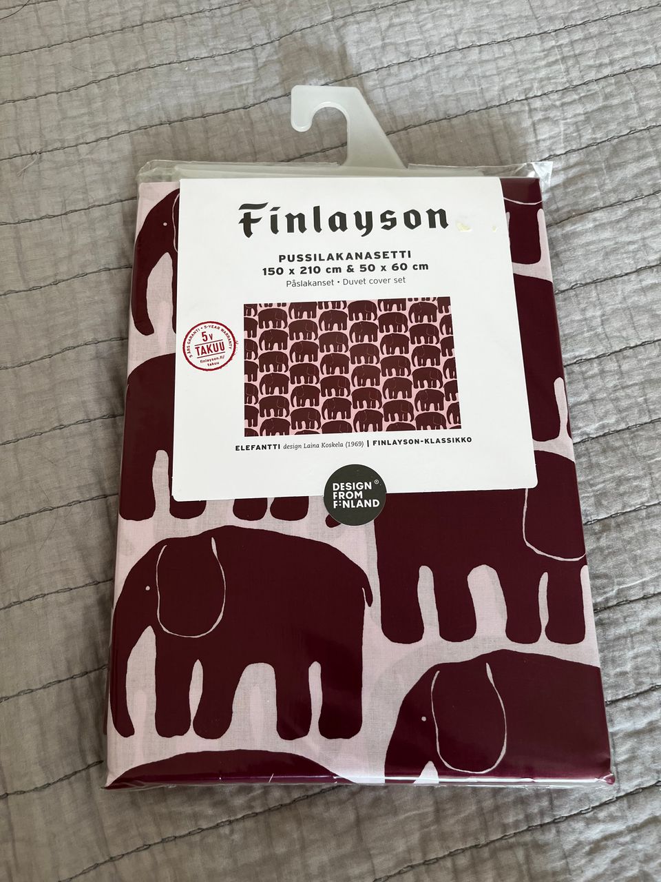 Finlayson Elefantti pussilakanasetti