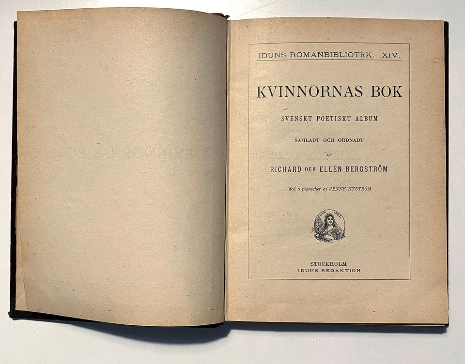 Richard och Ellen Bergström: Kvinnornas bok. Svenskt poetiskt album. 1897