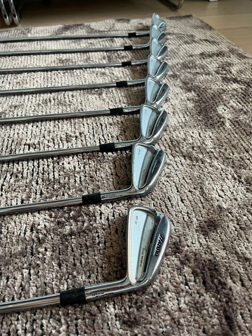 Mizuno MP-52 raudat 3-9 + P