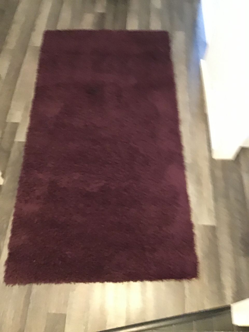 VM Carpet 100x200cm tumma luumu matto