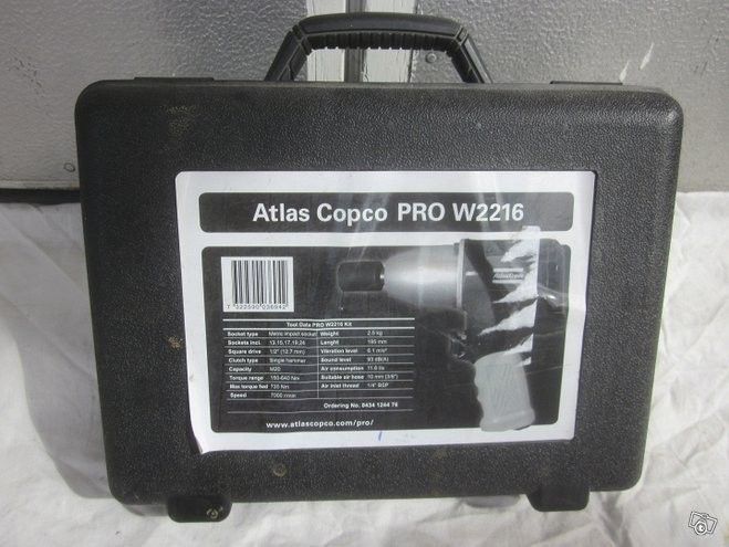 Atlas copco W2216 PRO 1/2 mutterinväännin sarja