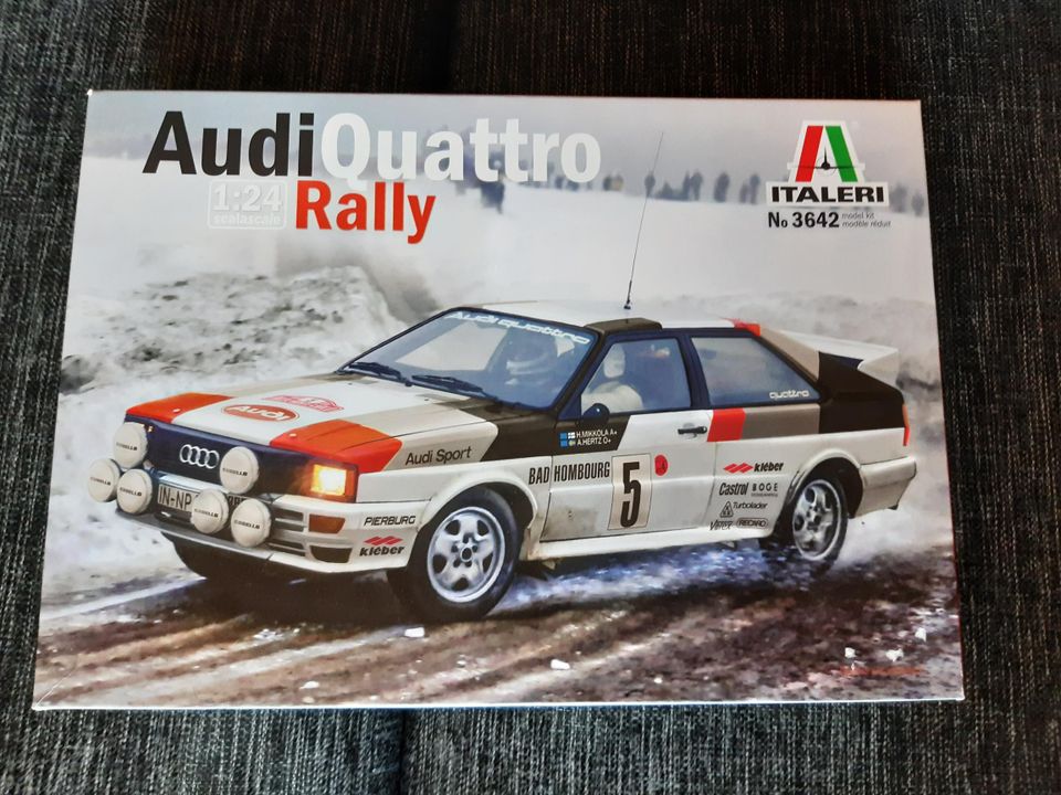 Audi Quattro Rally pienoismalli