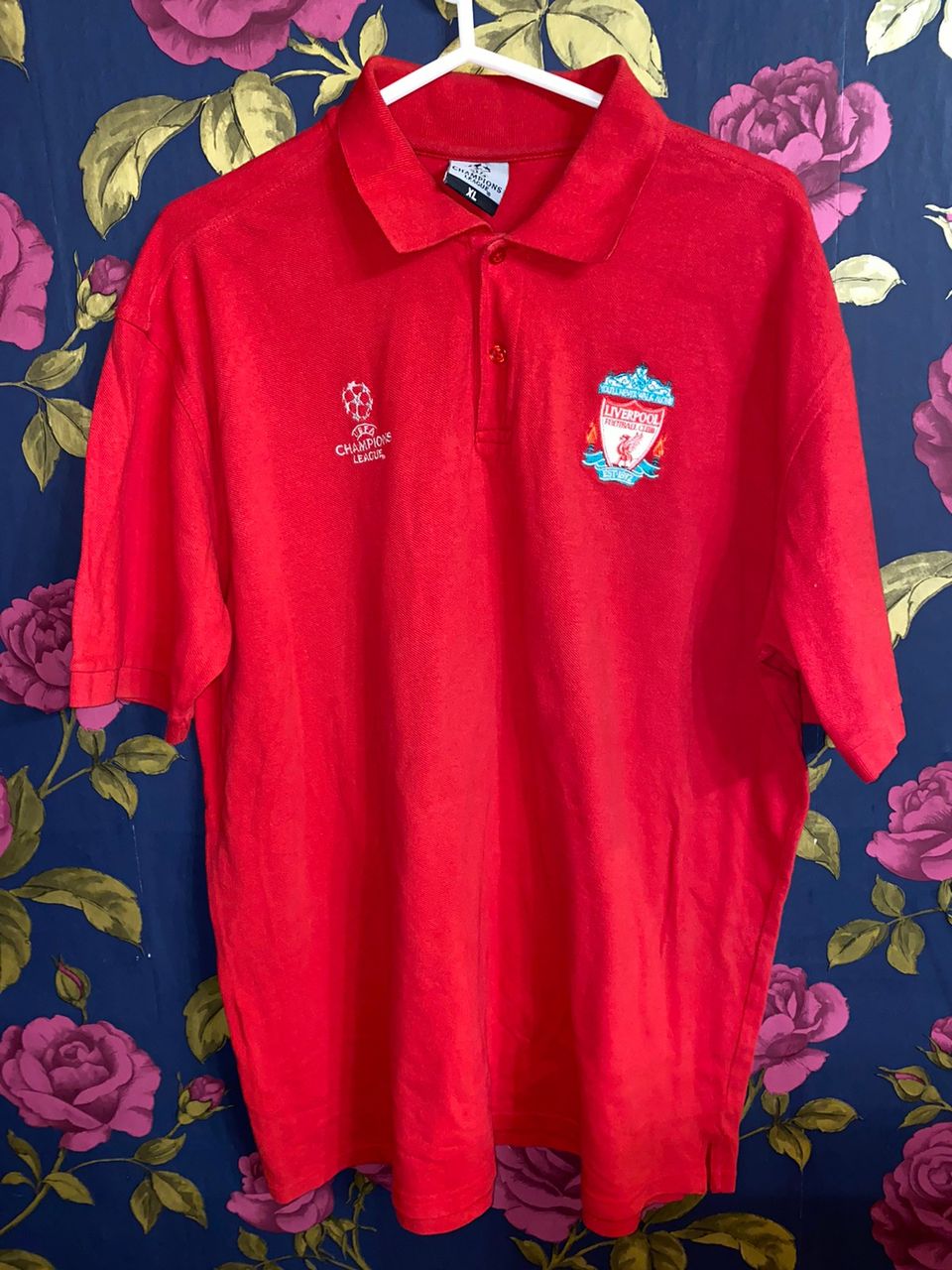 Vintage UCL Liverpool pikeepaita (XL)