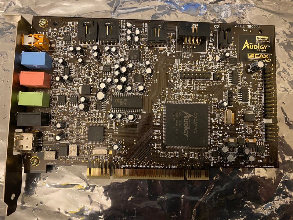 Sound Blaster Audigy sb1394 EAX advanced HD äänikortti