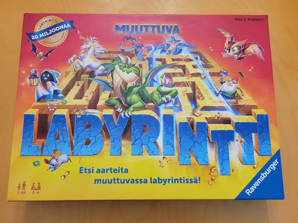 Muuttuva labyrintti lautapeli