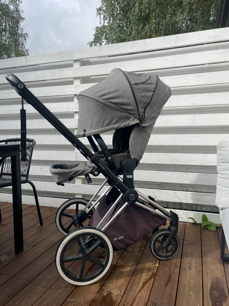 Cybex Priam lux grey rattaat