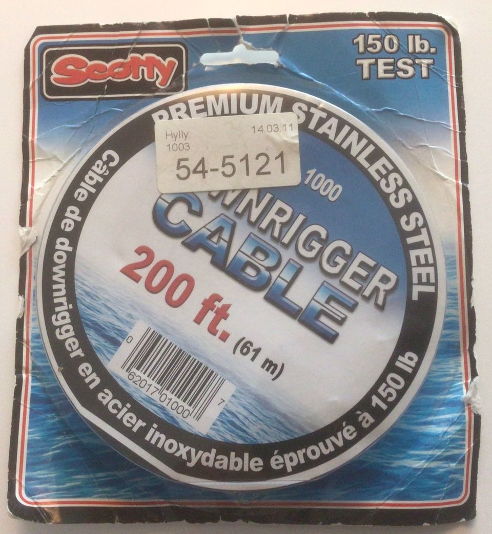 Takilavaijeri Scotty Downrigger Cable 200 ft.