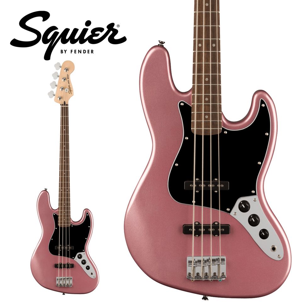 Squier Affinity Series Jazz Bass Burgundy Mist sähköbasso | UUSI