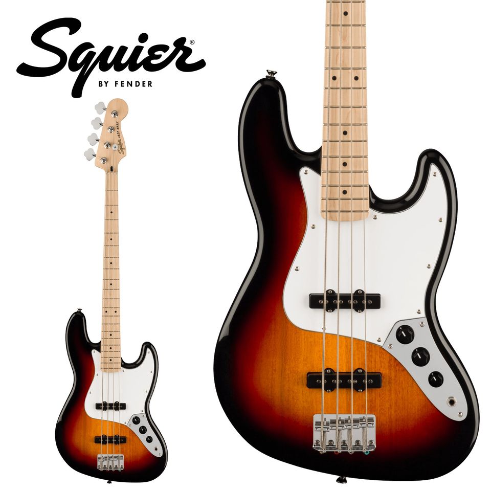 Squier Affinity Series Jazz Bass 3-Color Sunburst sähköbasso | UUSI