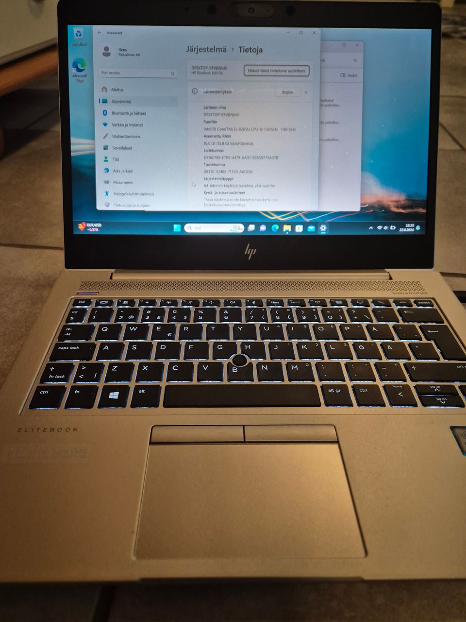 HP Elitebook 830 G6 i5 Win11