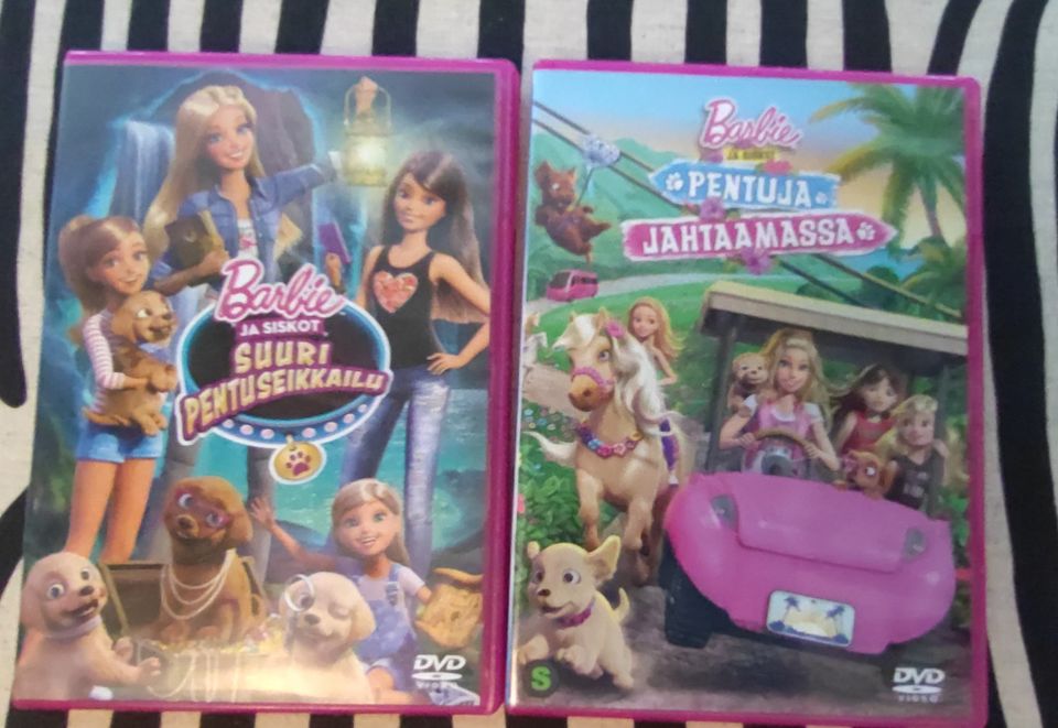 Barbie Dvd:t 3kpl