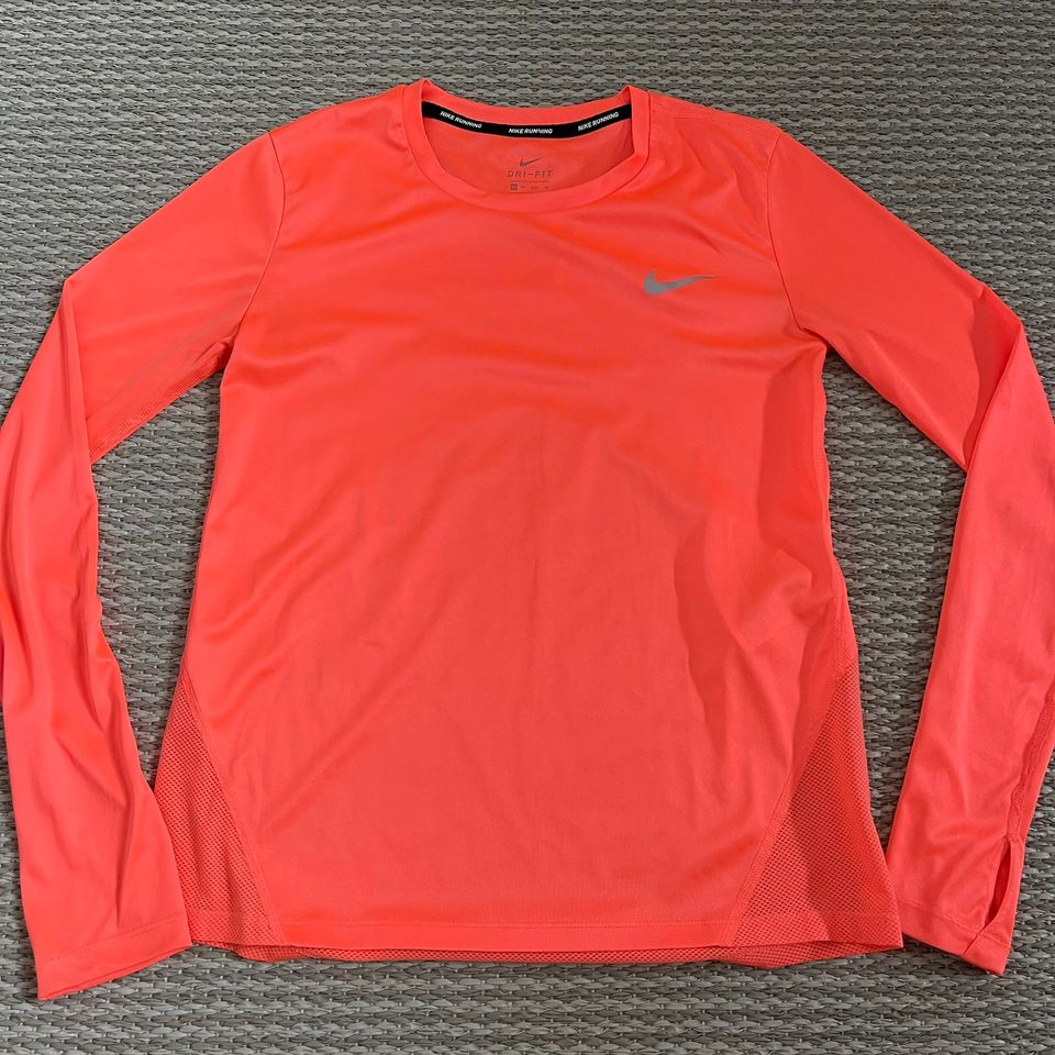 Nike neon oranssi dri-fit treenipaita XS