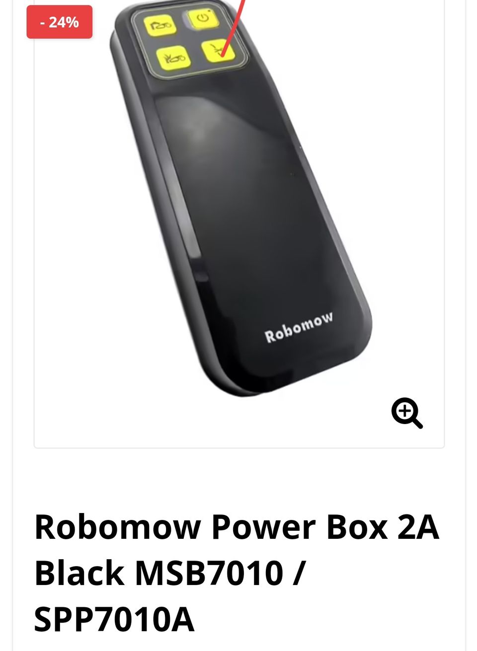 Robomow ms 1000 power box