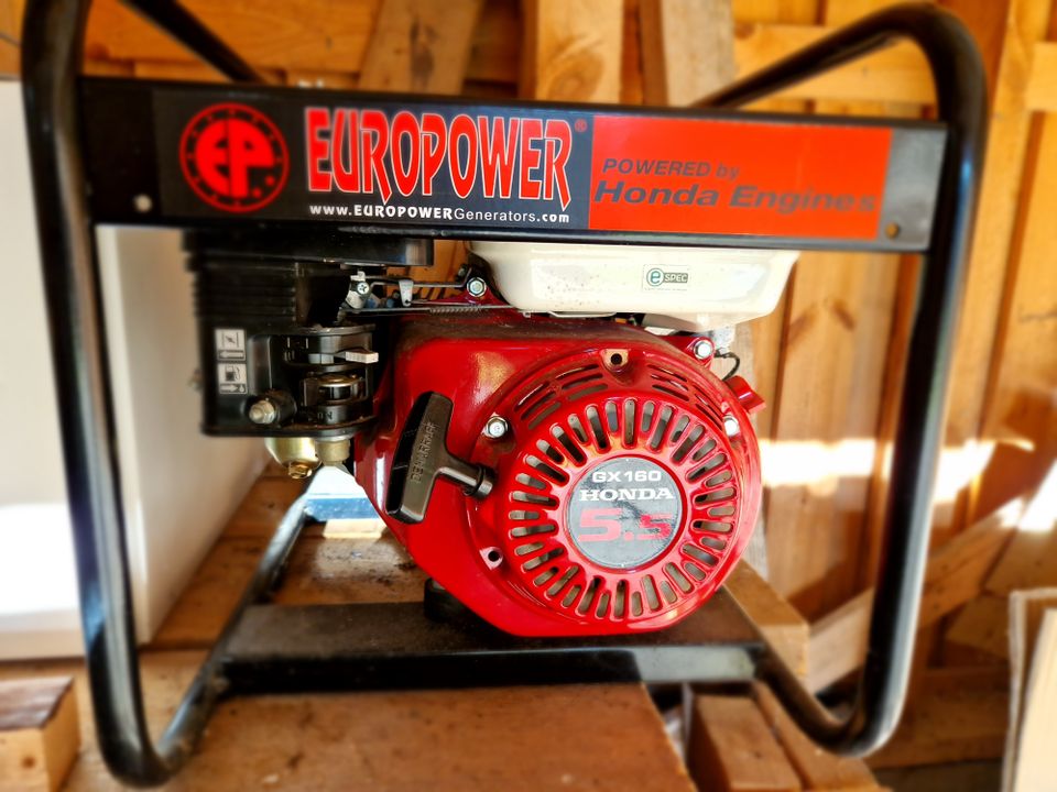 Europower EP2500 aggrekaatti Honda moottorilla