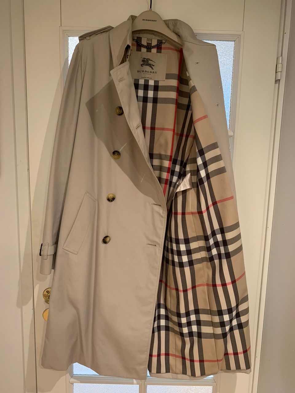 Burberry trench coat, UK16