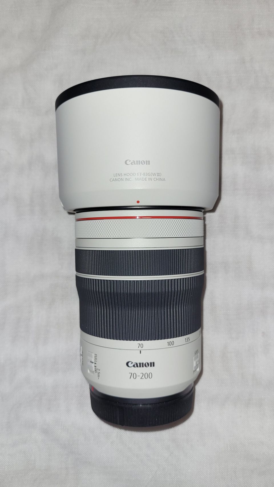 Canon RF 70-200mm f4 L objektiivi