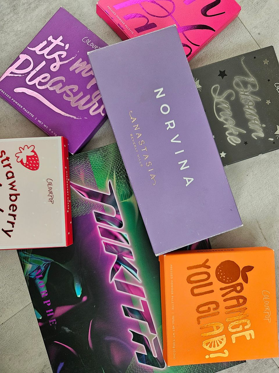 Luomiväripaletit Anastasia Beverly Hills, Morphe, Colourpop