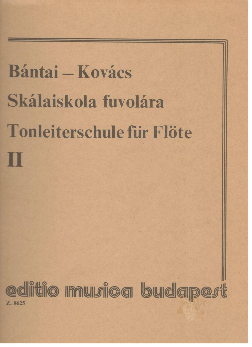 Bántai-Kovács - Asteikkokoulu II