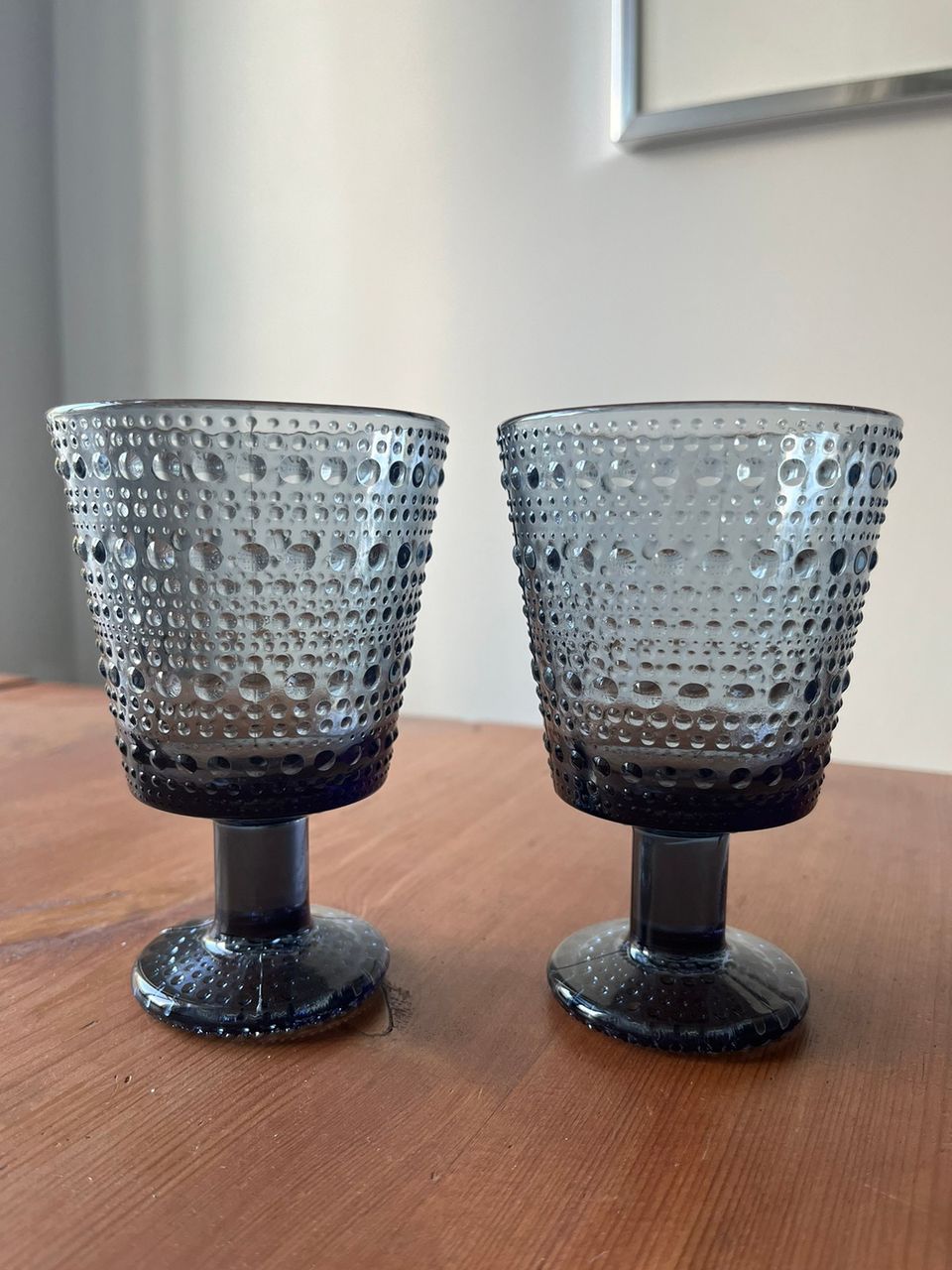 Iittala Kastehelmi viinilasit