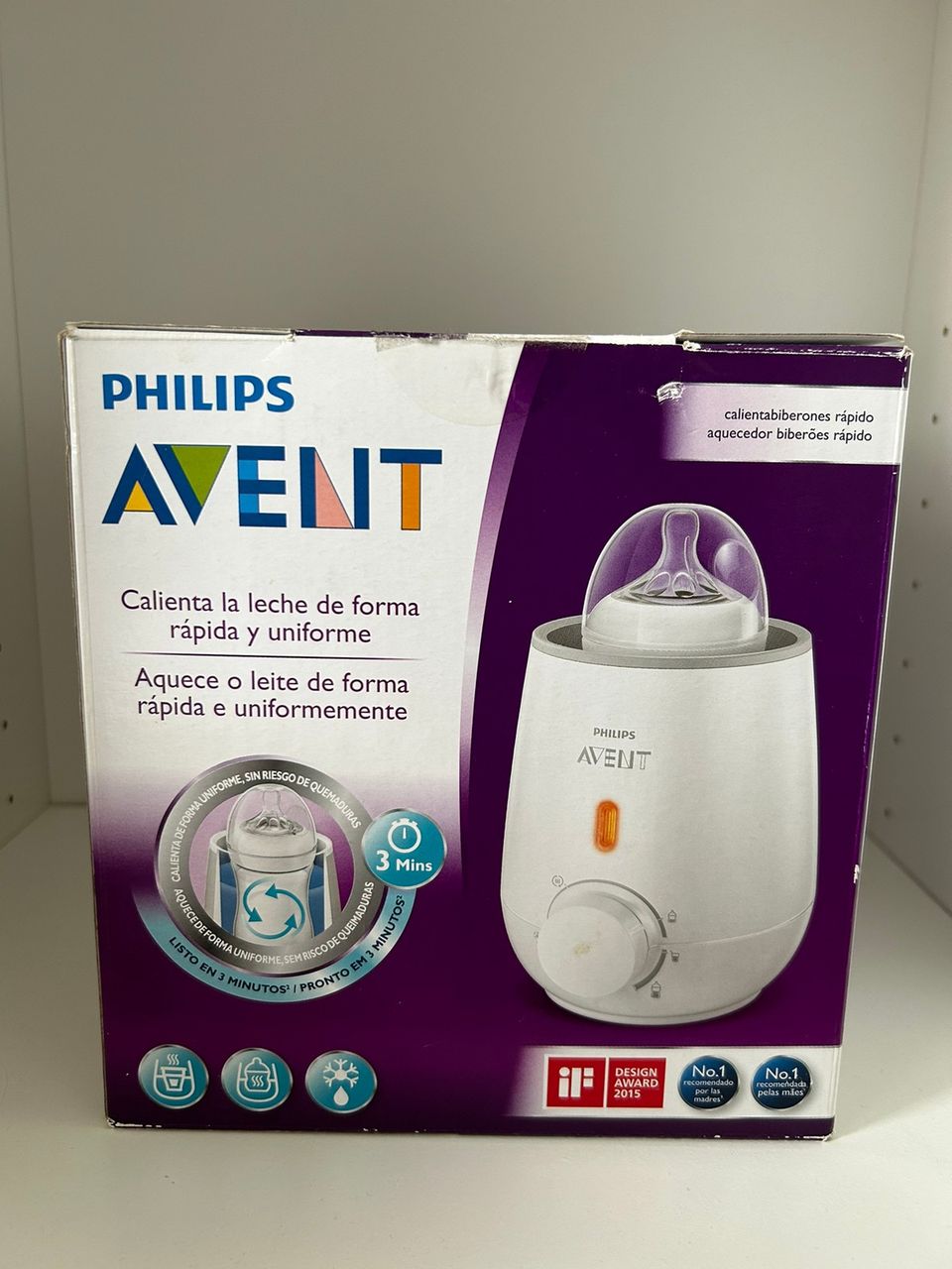 Philips Avent tuttipullolämmitin.