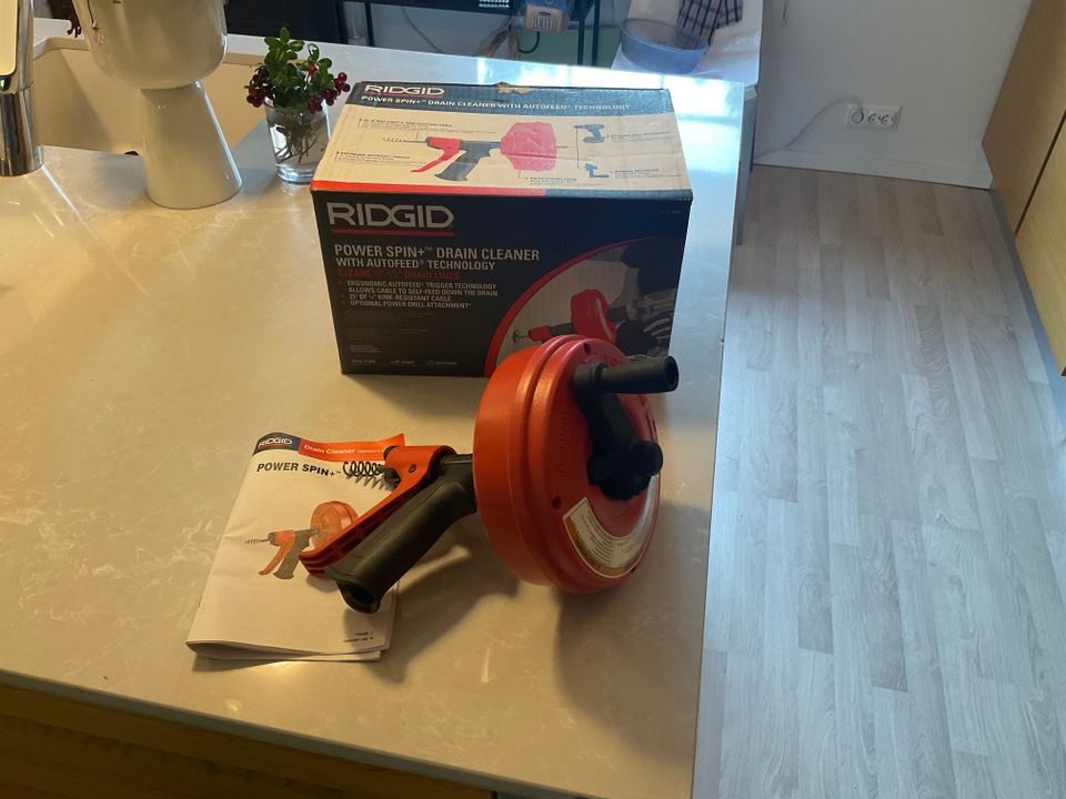 Ridgid power spin+ viemärirassi