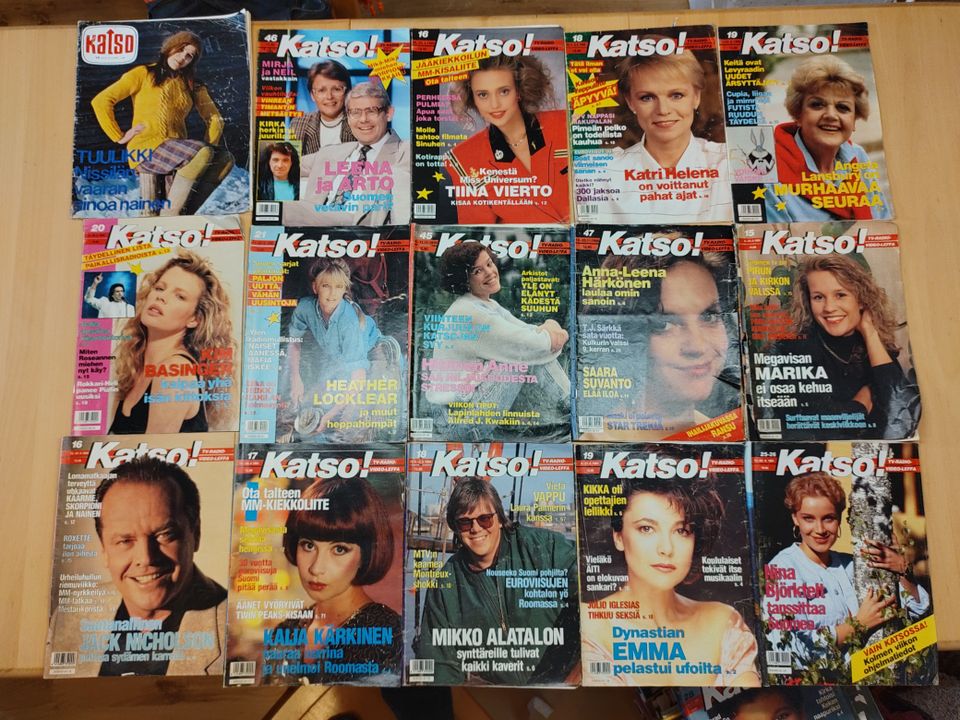 Katso lehtiä vv 1972 1 kpl ja vv. 1989-1997 84 kpl