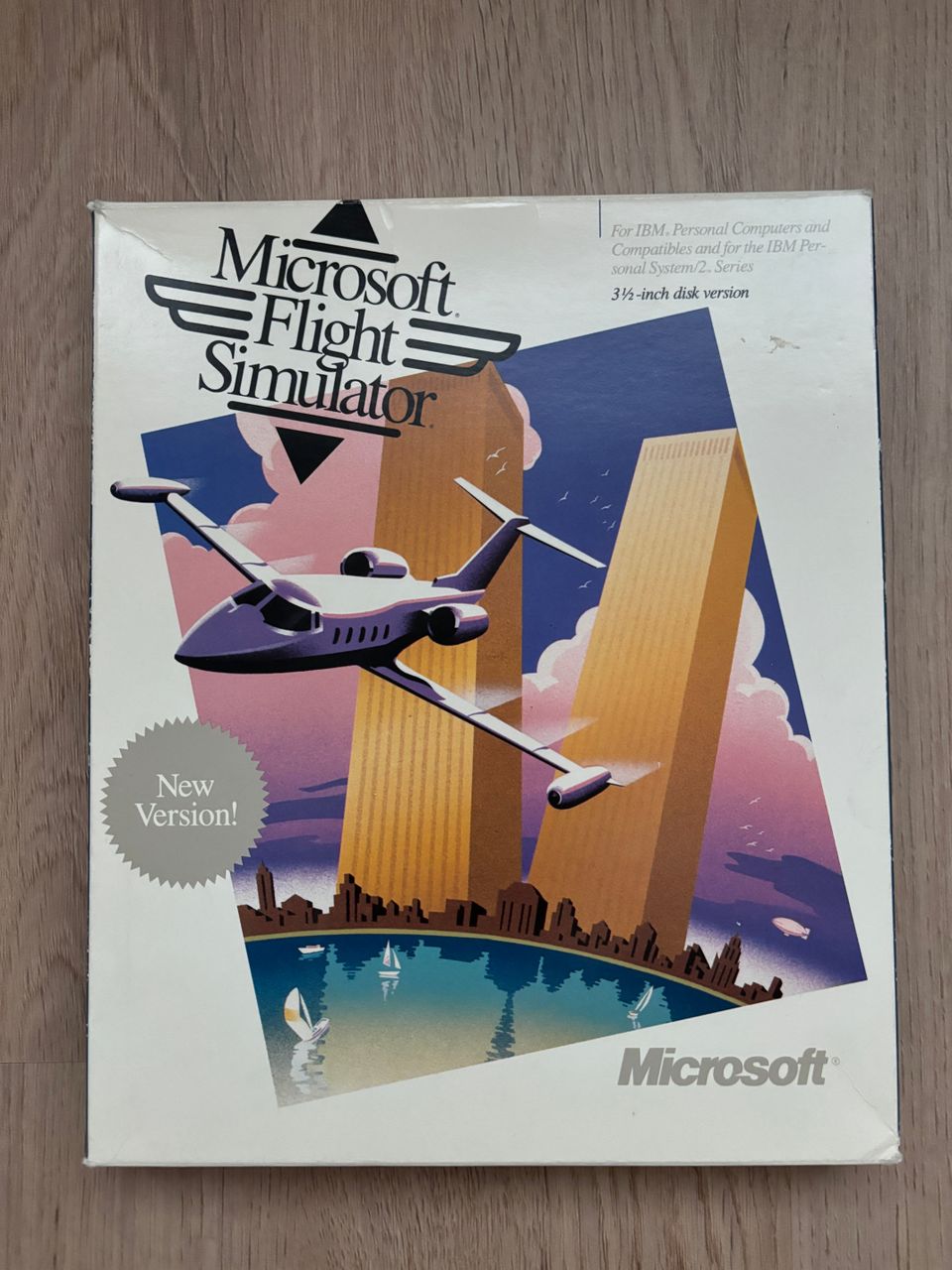 Microsoft Flight Simulator 3.0 (PC Big Box)