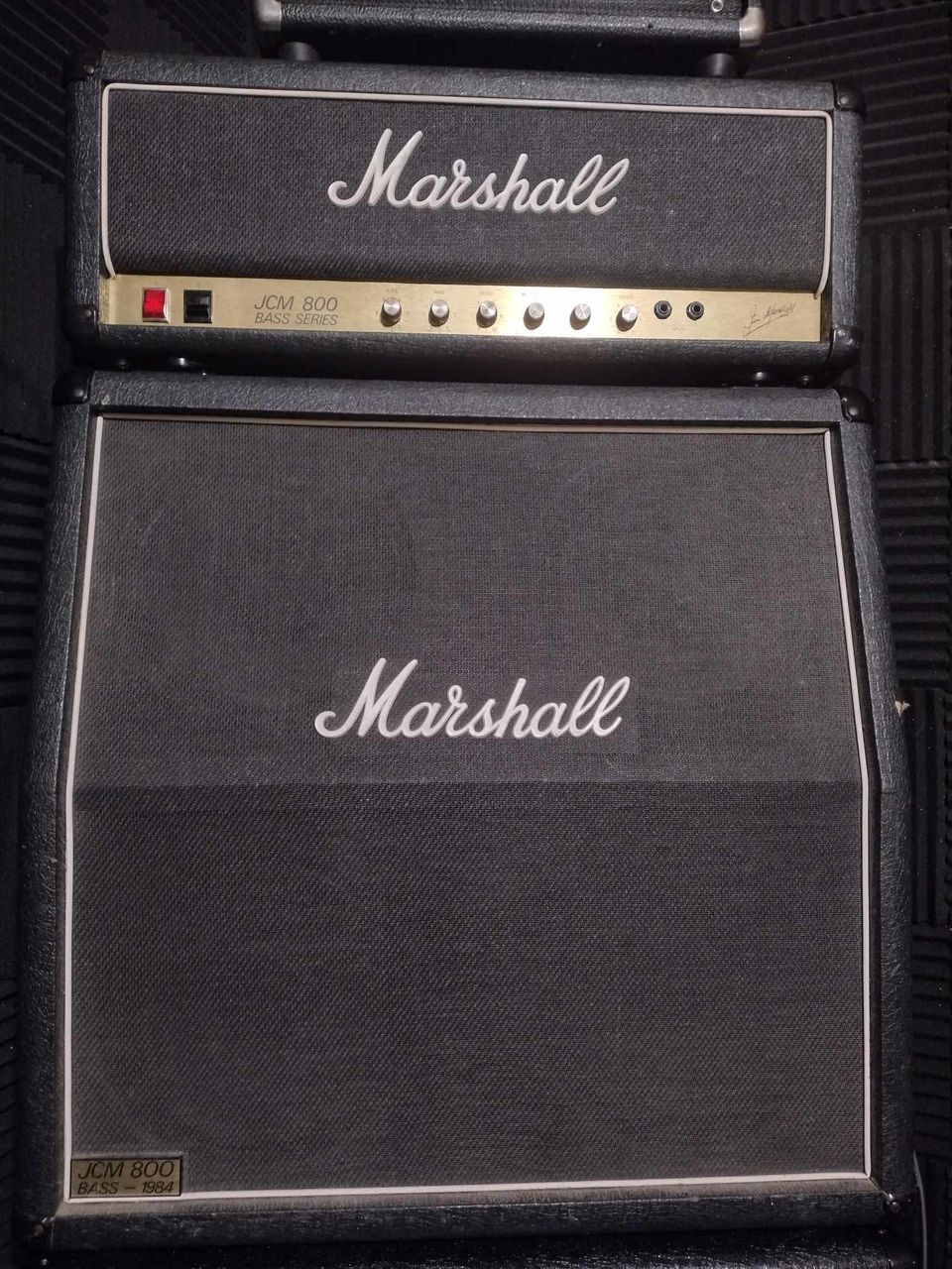 Marshall jcm 800 Bass series+kaappi