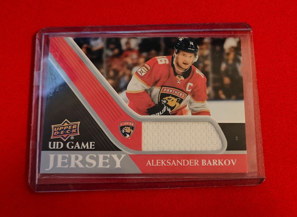 Aleksander Barkov 2020-21 UD Game Jersey