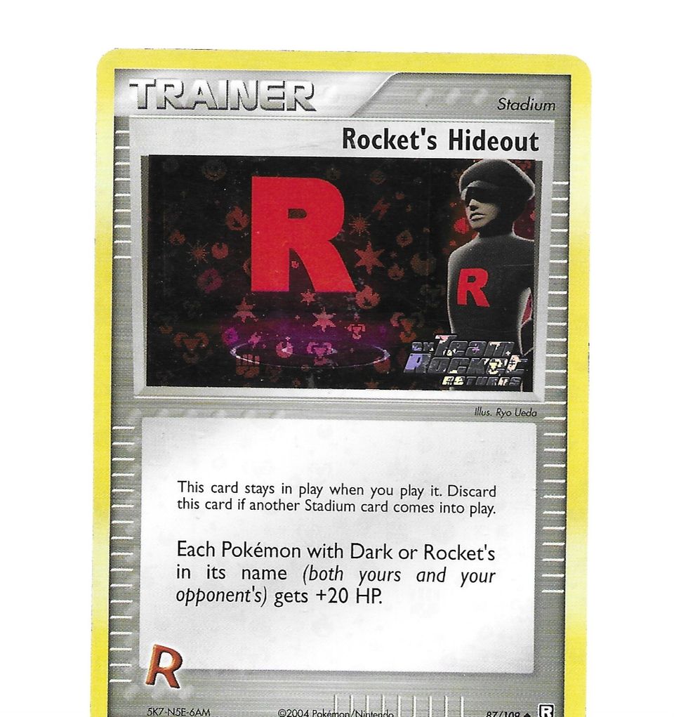 Pokemon Rockets Hideout 87/109 20004.