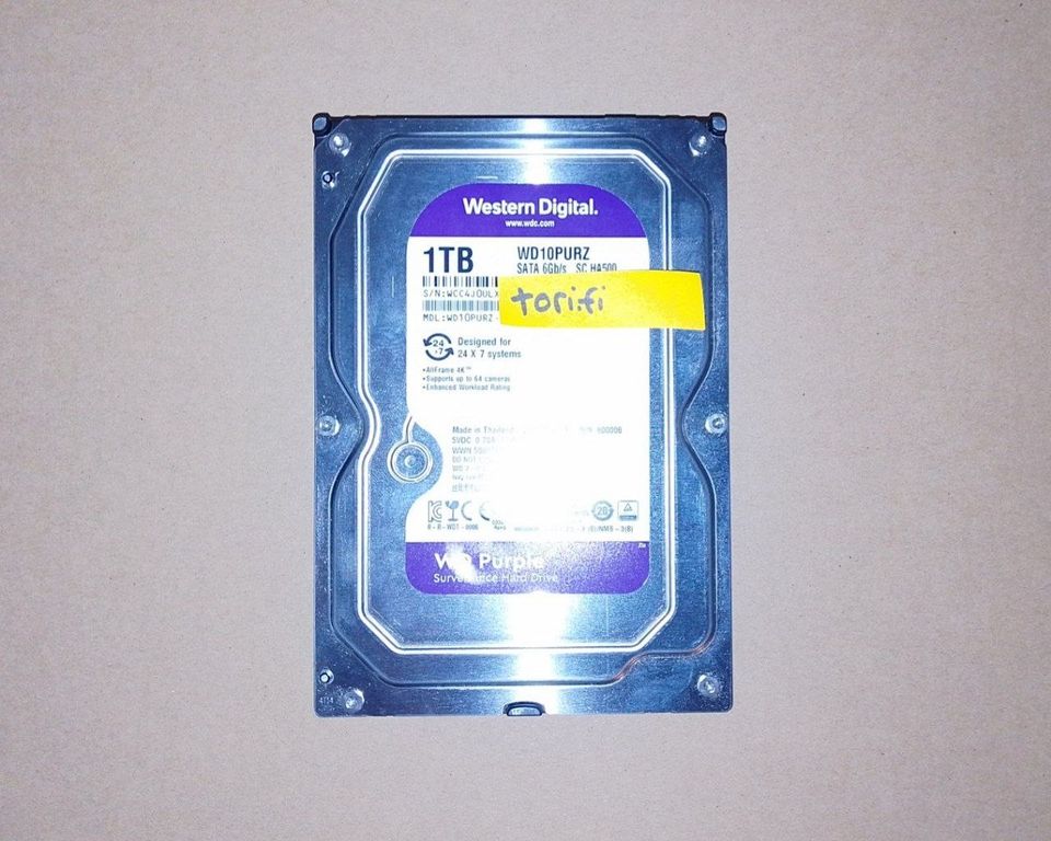 WD Purple Surveillance kiintolevy