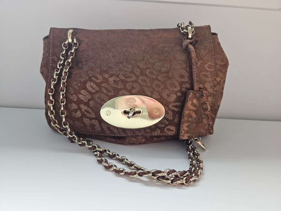 Mulberry regular lily, suede leopard