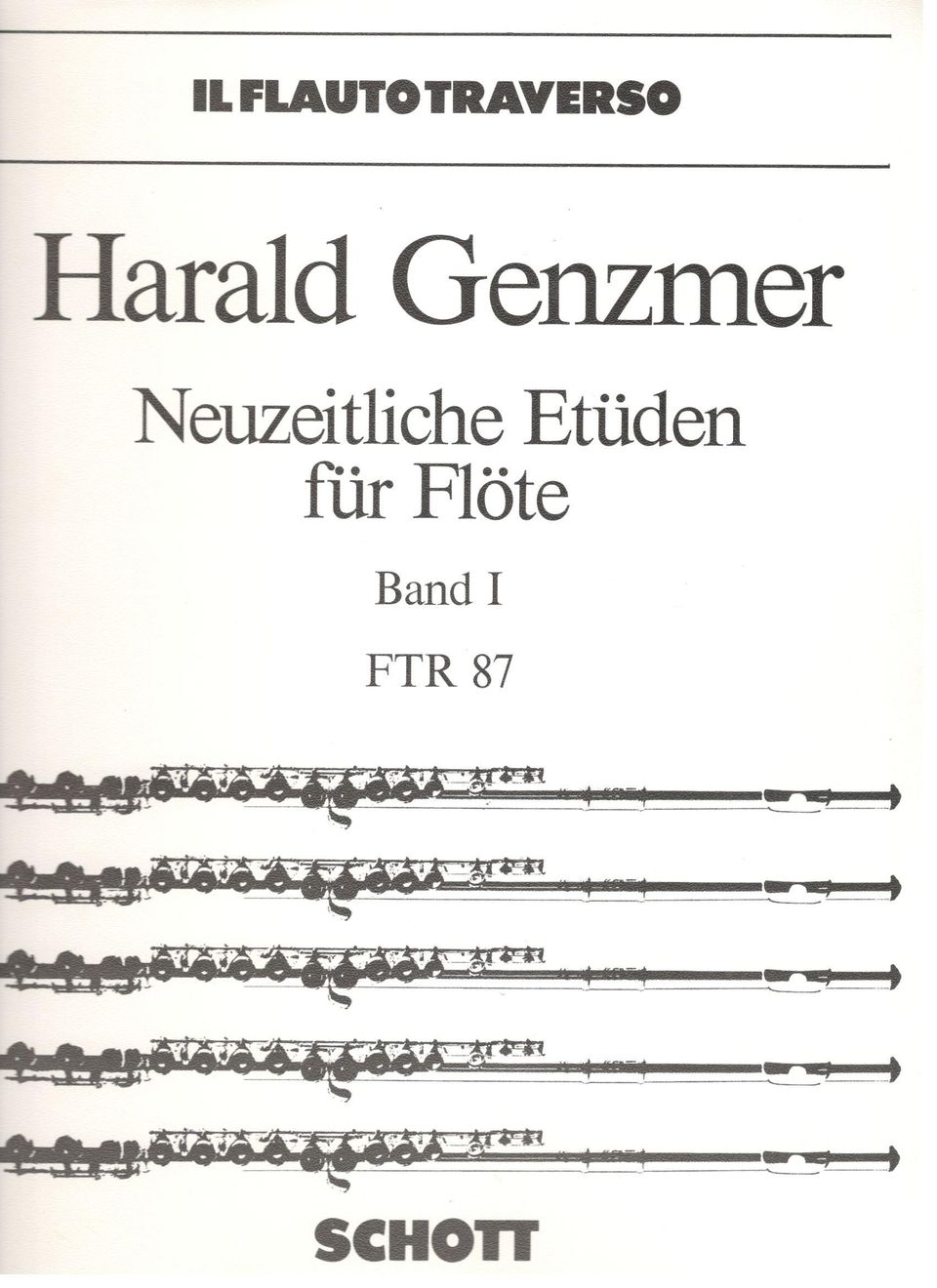 Genzmer - Neuzeitliche Etüden für Flöte 1