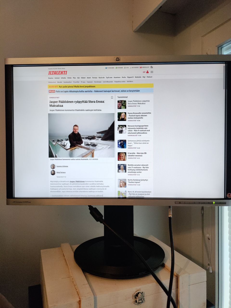 HP LA2405wg 24″ näyttö