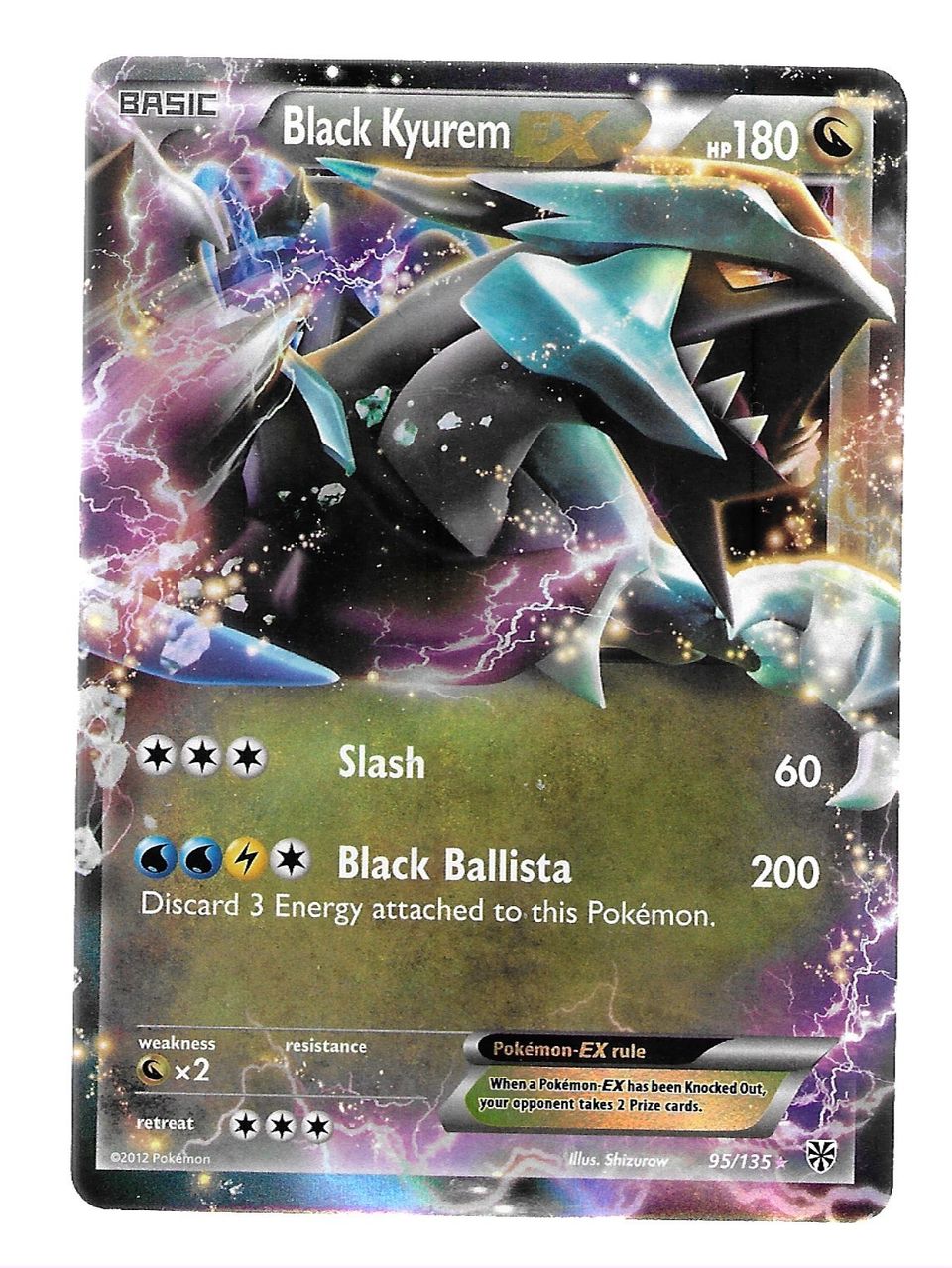 Pokemon Black Kyurem 95/135 2012.