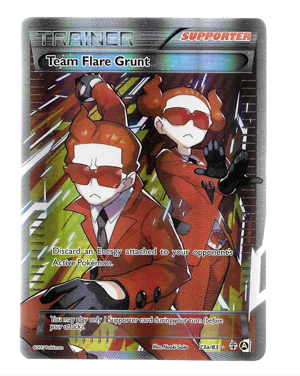 Pokemon Team  FlareGrunt 73a/83 2017 Full Art