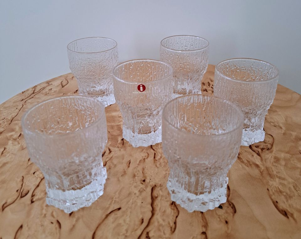 Aslak lasit 6 kpl Iittala Tapio Wirkkala