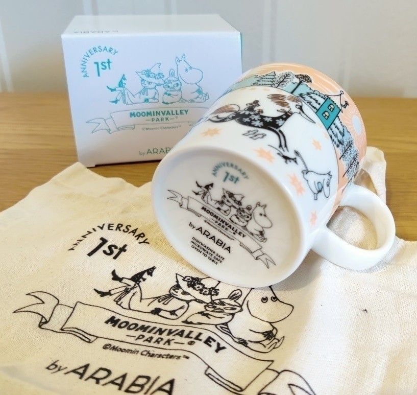 Moominvalley Park Japan 1st Anniversary 2020 + laatikko ja kassi