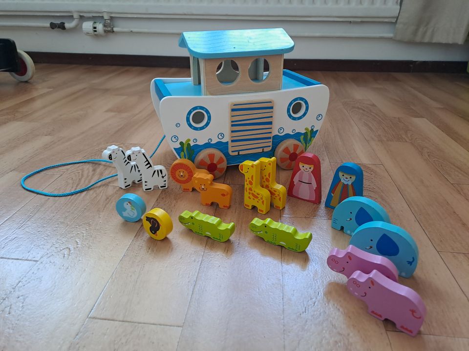 Hape 3-in-1 eläinlaiva