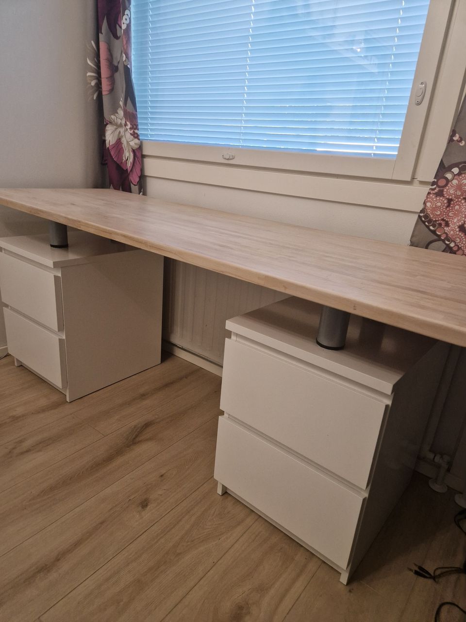 Ikea malm lipastot/yöpöydät kaksi kpl